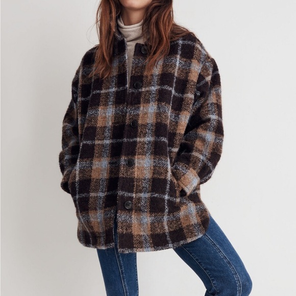 Madewell Wool Plaid Jacket - Picture 4 of 5
